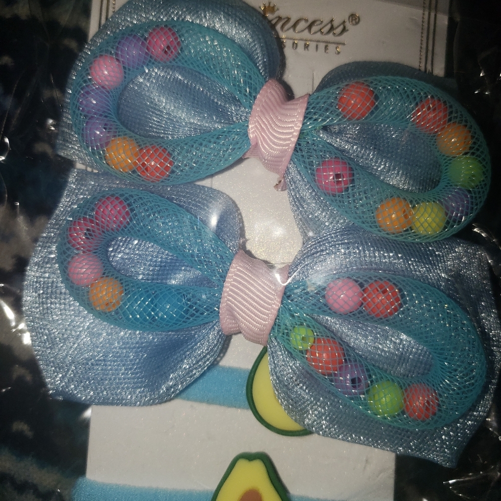 Girls hair bow and ties